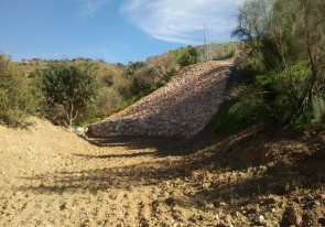 Corrección de deslizamiento en Cortijillo Bazán